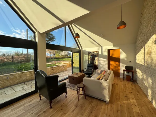 Sitting room and garden views