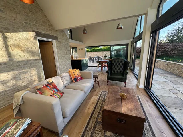Sitting room in the afternoon light
