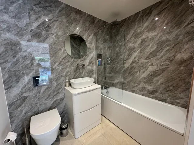 Bathroom with bath
