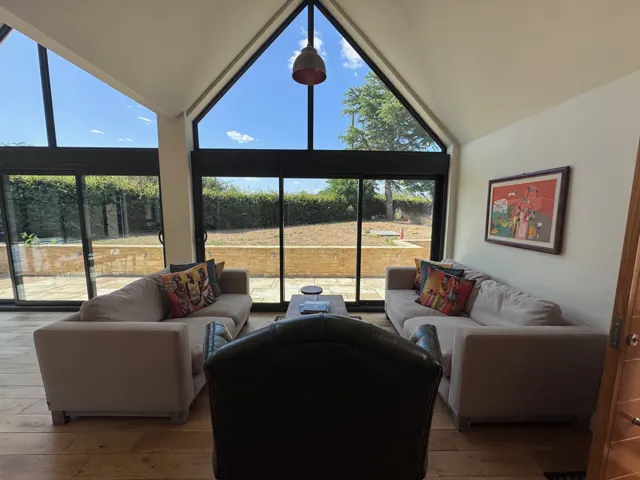Sitting room and garden views