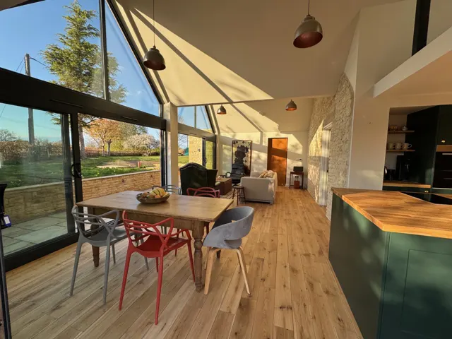 Dining space and terrace