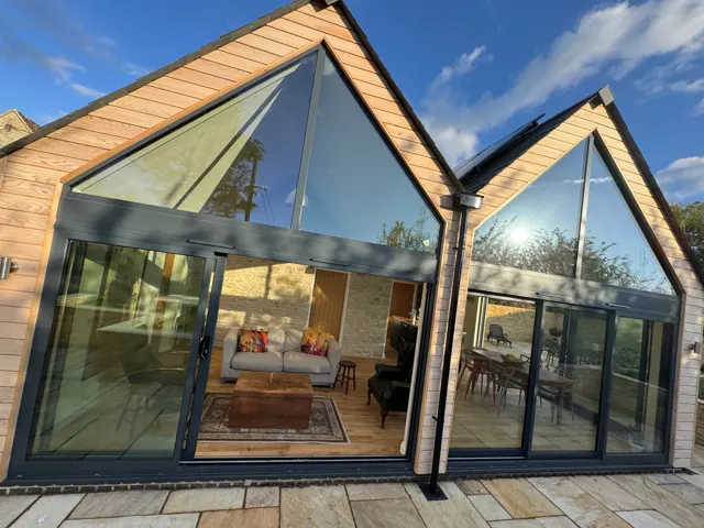 Cottage glass frontage