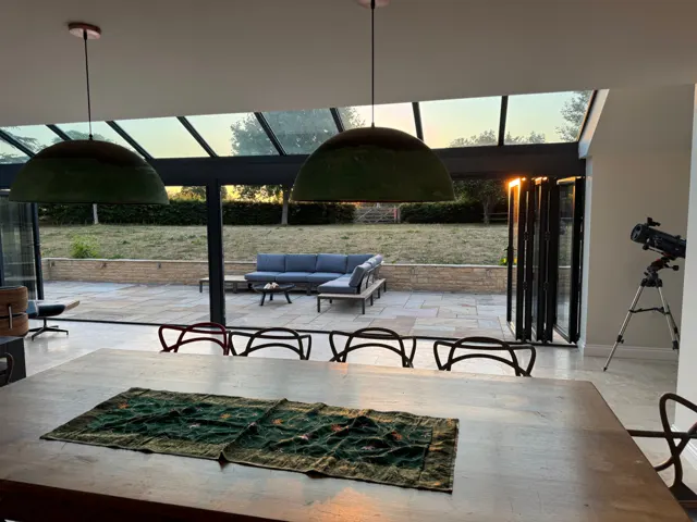 Indoor and outdoor dining