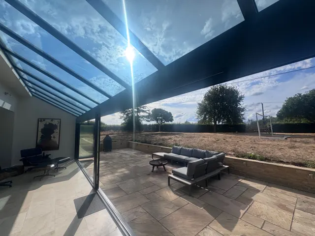 Covered terrace