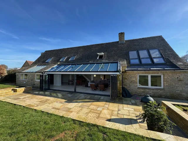 House and covered terrace