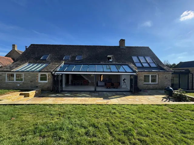 The house and garden